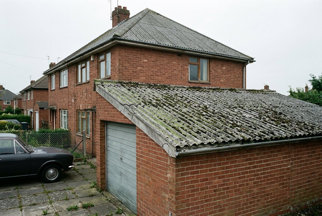 Before: old roof